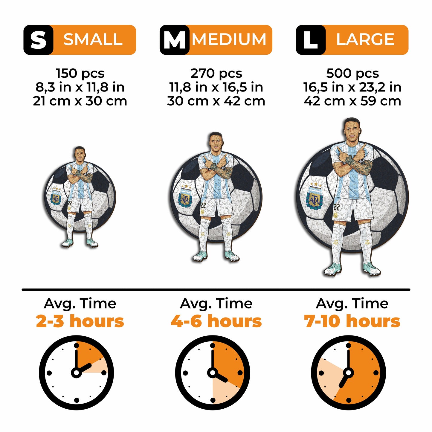 Lautaro Martínez - Wooden Puzzle