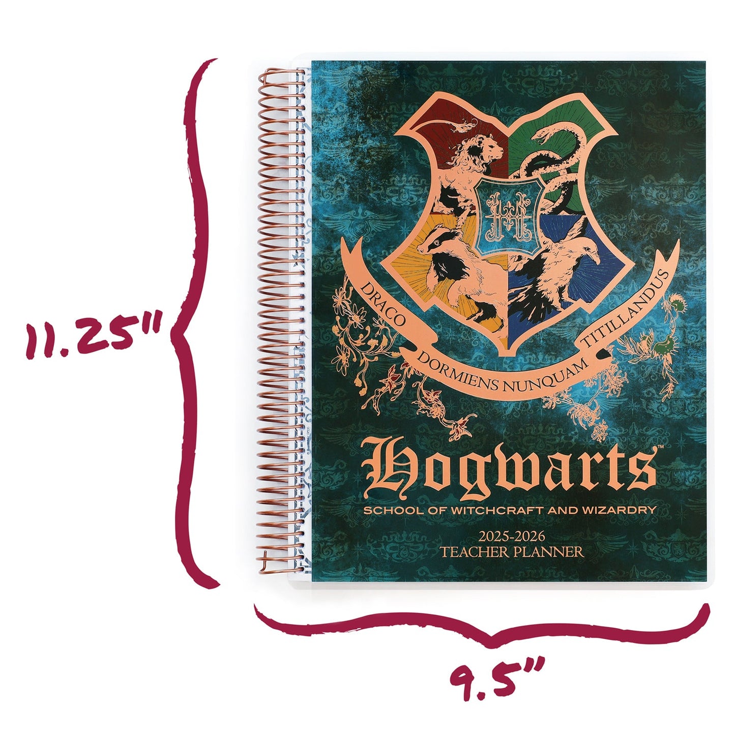 Harry Potter 2025-2026 Hogwarts Weekly Dated Teacher Planner (July - June)