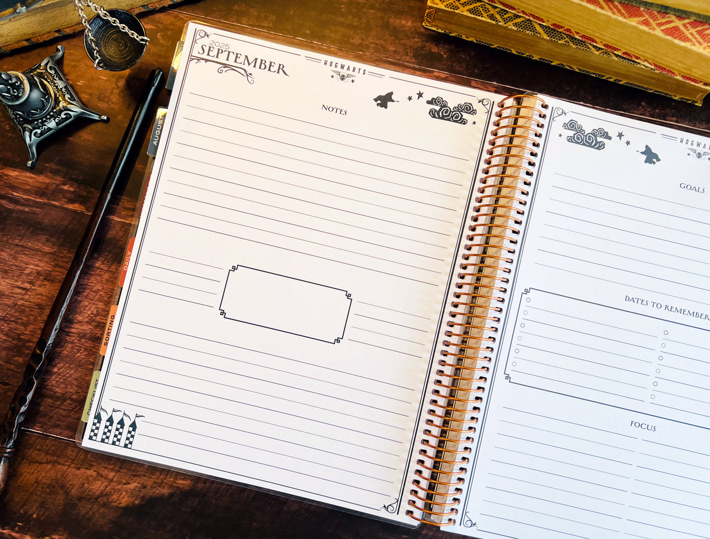 Harry Potter 2025-2026 Hogwarts Weekly Dated Teacher Planner (July - June)
