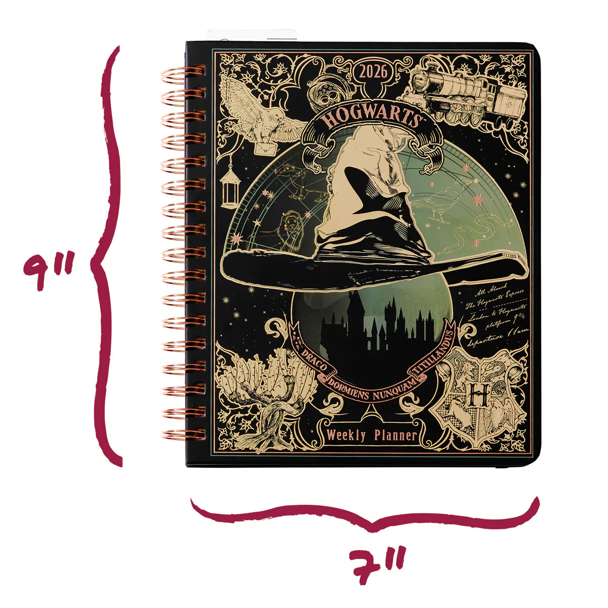 🧙♀️Hogwarts Enchanted Days 2026 Dated Weekly Planner🧹Hardcover Edition