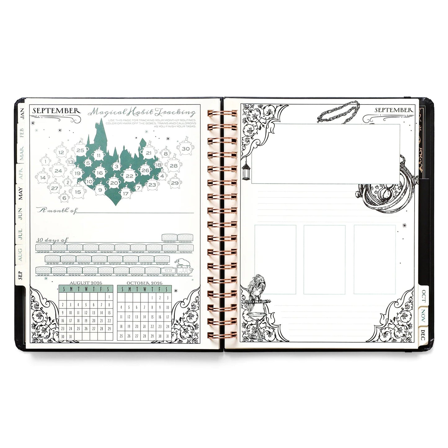 🧙♀️Hogwarts Enchanted Days 2026 Dated Weekly Planner🧹Hardcover Edition