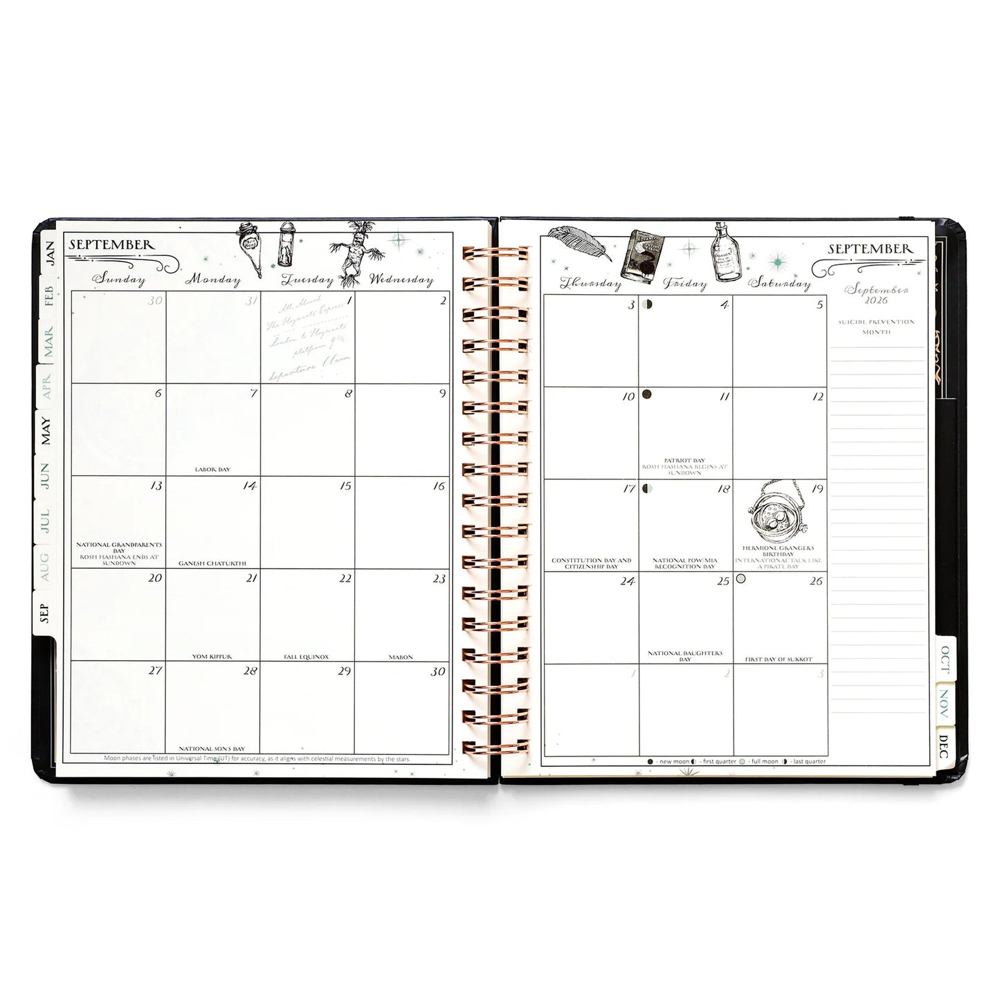 🧙♀️Hogwarts Enchanted Days 2026 Dated Weekly Planner🧹Hardcover Edition