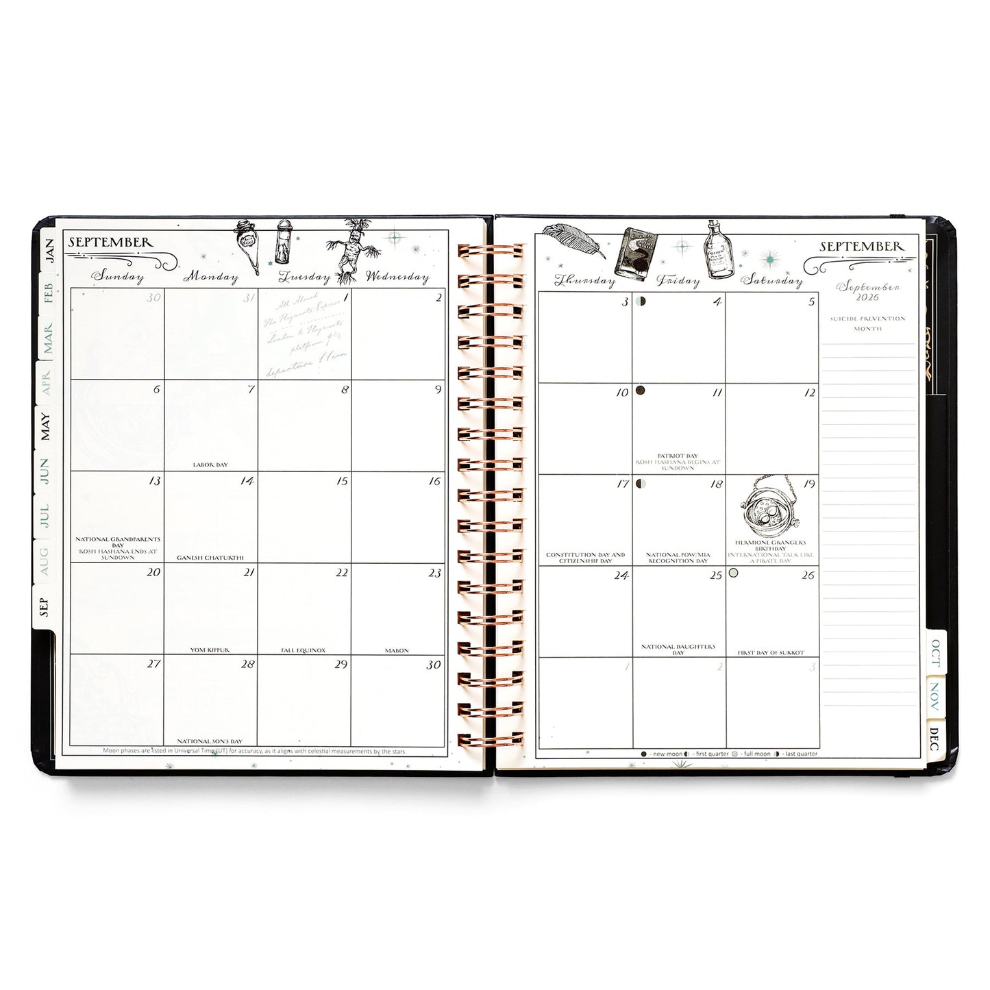 Harry Potter Enchanted Days 2026 Weekly Planner
