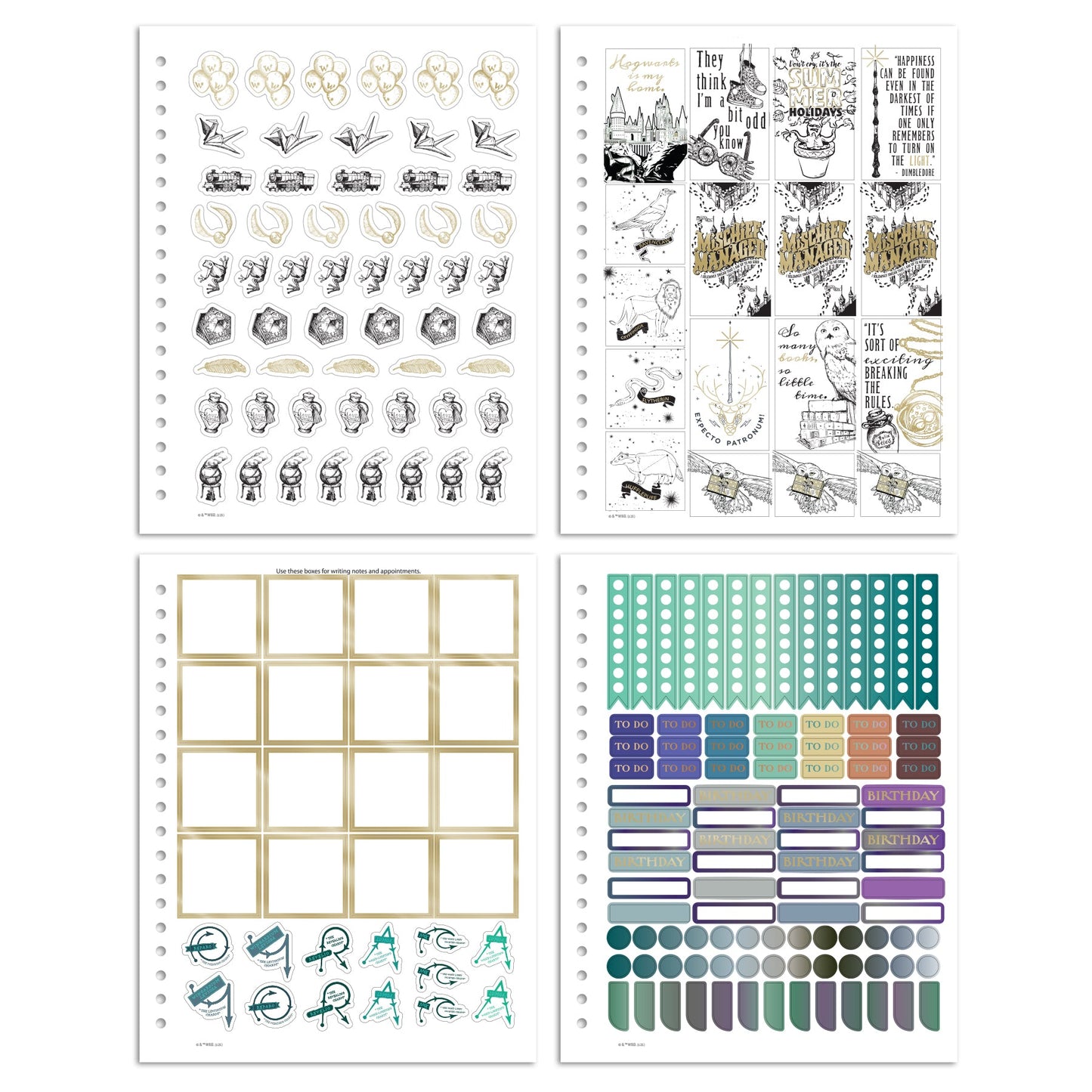 Harry Potter Enchanted Days 2026 Weekly Planner
