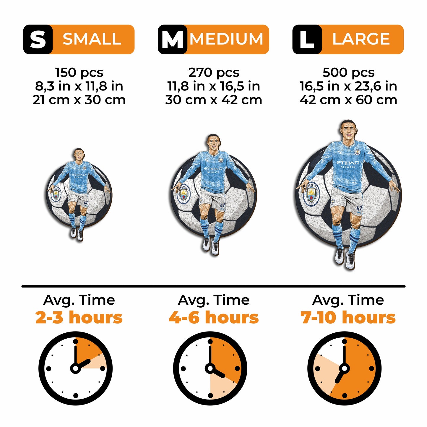 Phil Foden - Wooden Puzzle