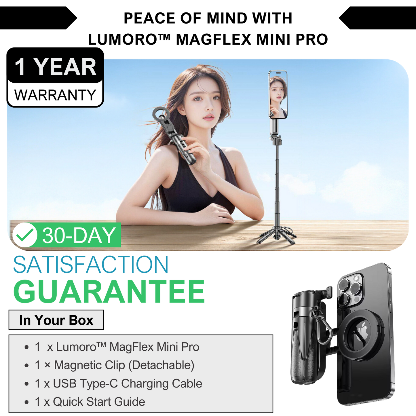 Lumoro™ MagFlex Mini Pro - For All Smartphones