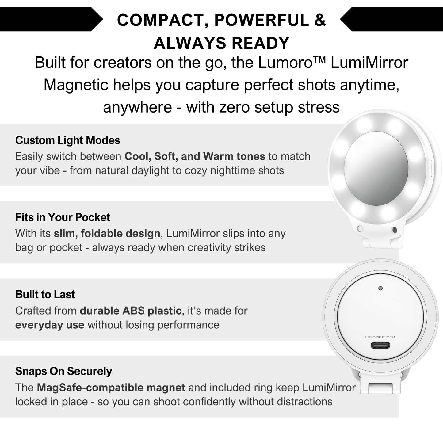Lumoro™ LumiMirror Magnetic
