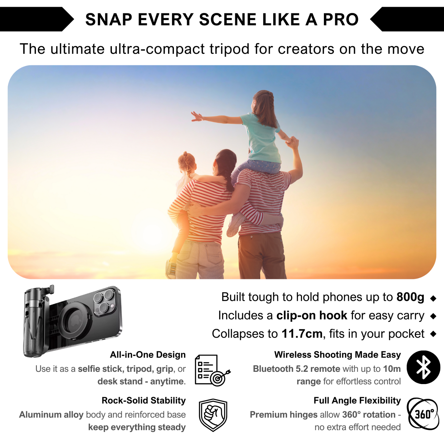 Lumoro™ MagFlex Mini Pro - For All Smartphones