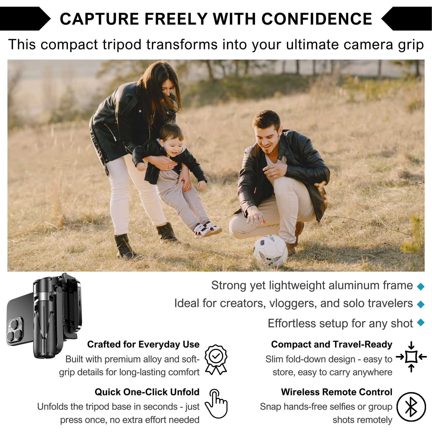 Lumoro™ FrameFlex Mini - For All Smartphones