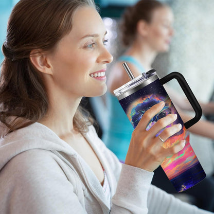 Christian Gifts for Women God Tumbler 40oz Blue Child of God Gifts Coffee Travel Cup - Inspirational Religious Birthday Catholic Spiritual Gift for Sister Friends, Baptism Confirmation Gift for Girls