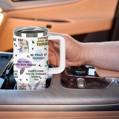 Christian Gifts for Women God Tumbler 40oz Blue Child of God Gifts Coffee Travel Cup - Inspirational Religious Birthday Catholic Spiritual Gift for Sister Friends, Baptism Confirmation Gift for Girls