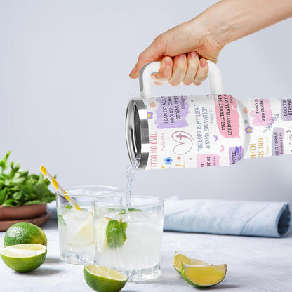 Christian Gifts for Women God Tumbler 40oz Blue Child of God Gifts Coffee Travel Cup - Inspirational Religious Birthday Catholic Spiritual Gift for Sister Friends, Baptism Confirmation Gift for Girls