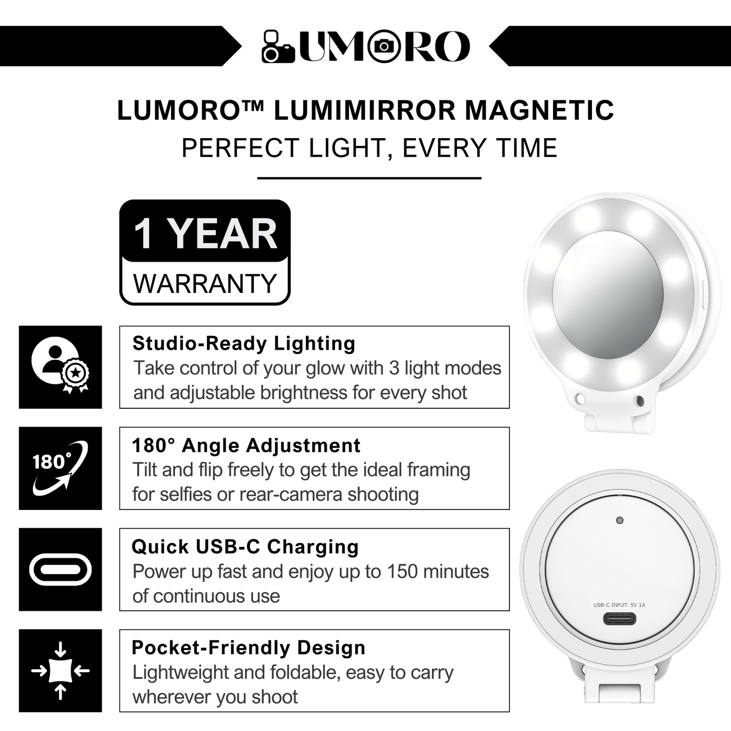 Lumoro™ LumiMirror Magnetic