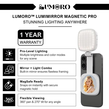 Lumoro™ LumiMirror Magnetic Pro