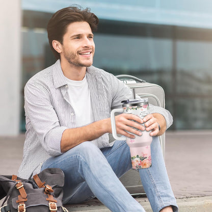 Christian Gifts for Women God Tumbler 40oz Blue Child of God Gifts Coffee Travel Cup - Inspirational Religious Birthday Catholic Spiritual Gift for Sister Friends, Baptism Confirmation Gift for Girls