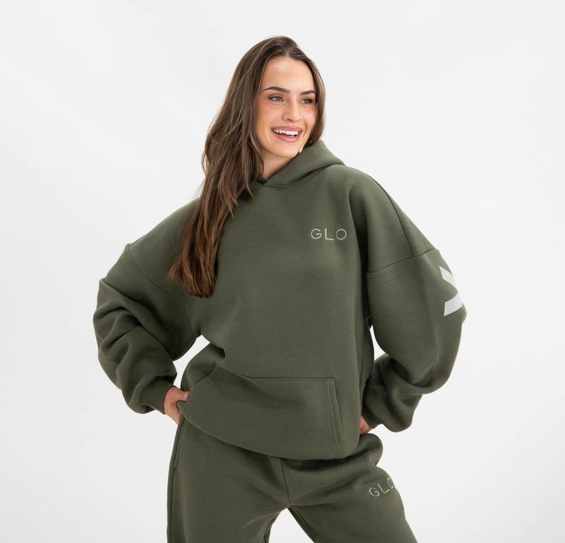 GLO Kingdom Essential Hoodie | Christian Oversized Hoodies, Heavyweight Faith Sweatshirts with Yahweh, Yeshua, Forgiven Designs, Super Soft Religious Apparel Gifts for Women & Men