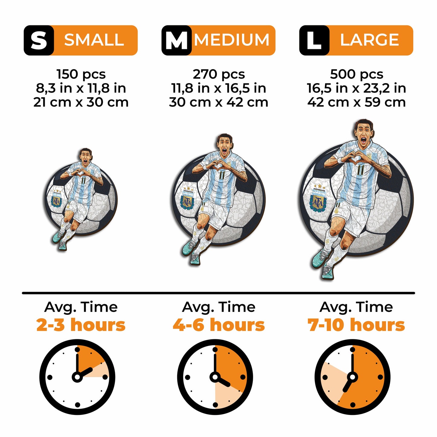 Ángel Di María - Wooden Puzzle