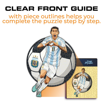 Ángel Di María - Wooden Puzzle