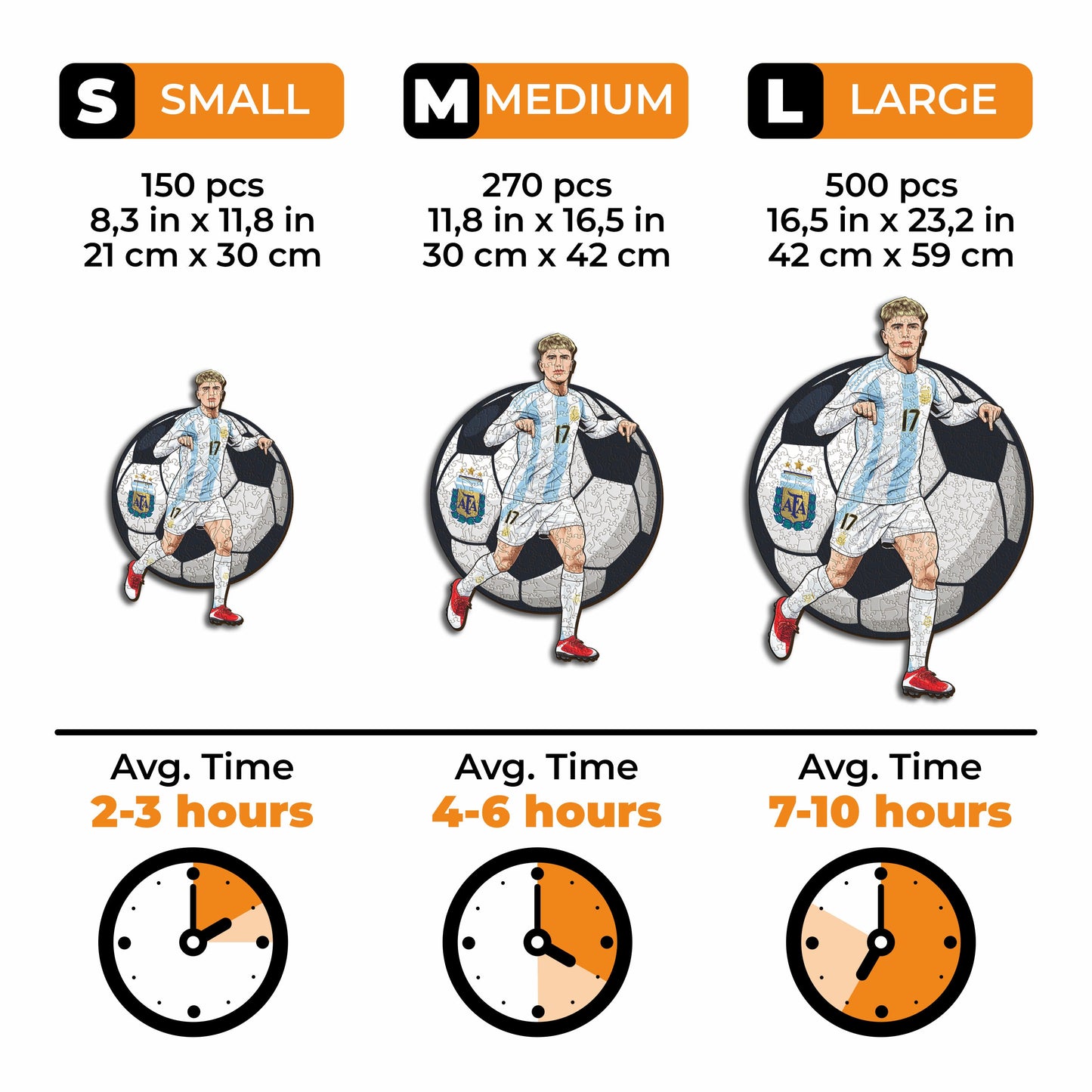 Alejandro Garnacho - Wooden Puzzle