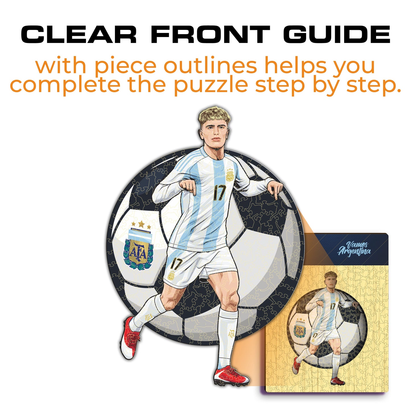 Alejandro Garnacho - Wooden Puzzle