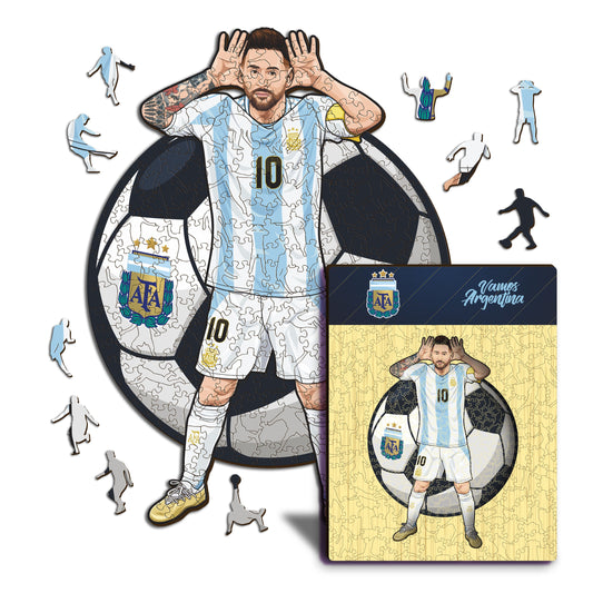 Lionel Messi - Wooden Puzzle