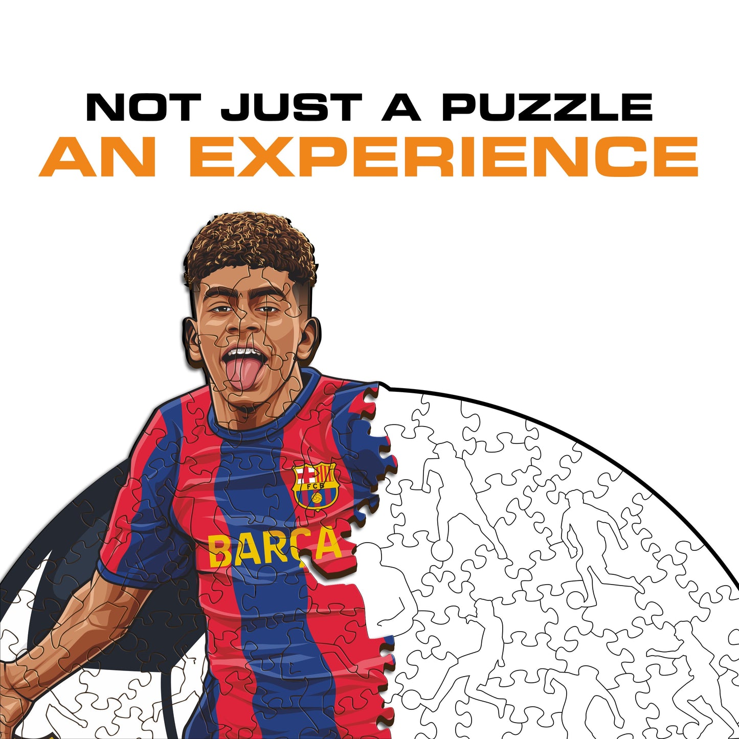 Lamine Yamal - Wooden Puzzle