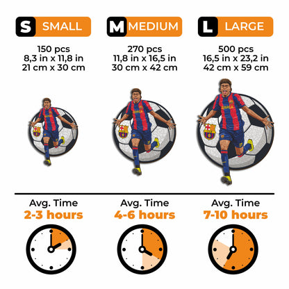 Lamine Yamal - Wooden Puzzle