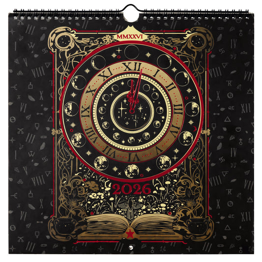 Waiting for the Night 2026 Spiral Wall Calendar