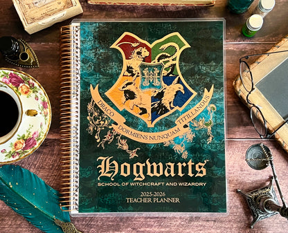 Harry Potter 2025-2026 Hogwarts Weekly Dated Teacher Planner (July - June)