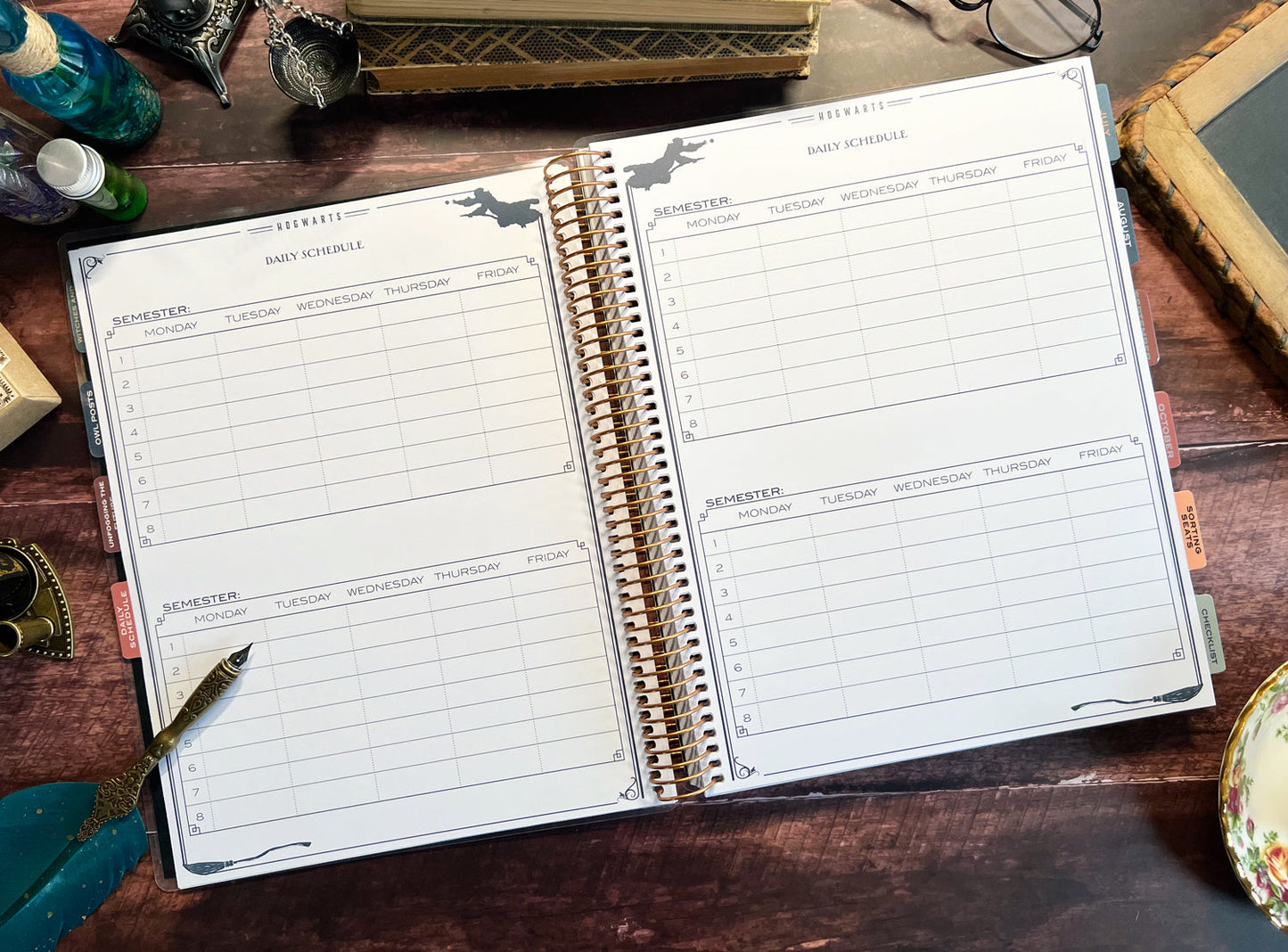 Harry Potter 2025-2026 Hogwarts Weekly Dated Teacher Planner (July - June)
