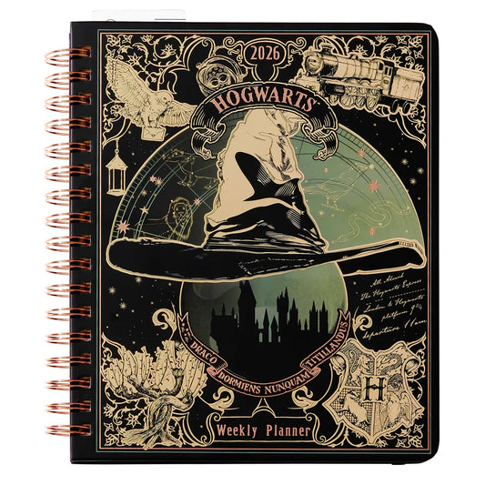 🧙‍♀️Hogwarts Enchanted Days 2026 Dated Weekly Planner🧹Hardcover Edition