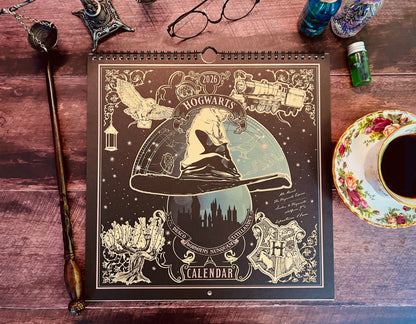 Harry Potter Enchanted Days 2026 Spiral Wall Calendar