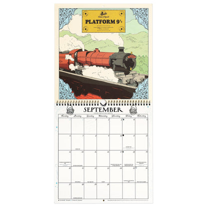 Harry Potter Enchanted Days 2026 Spiral Wall Calendar