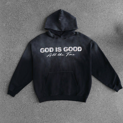 God Is Good Rhinestone Hoodie