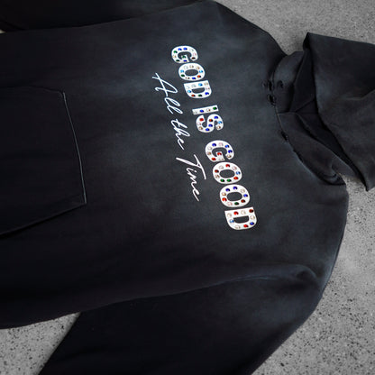God Is Good Rhinestone Hoodie