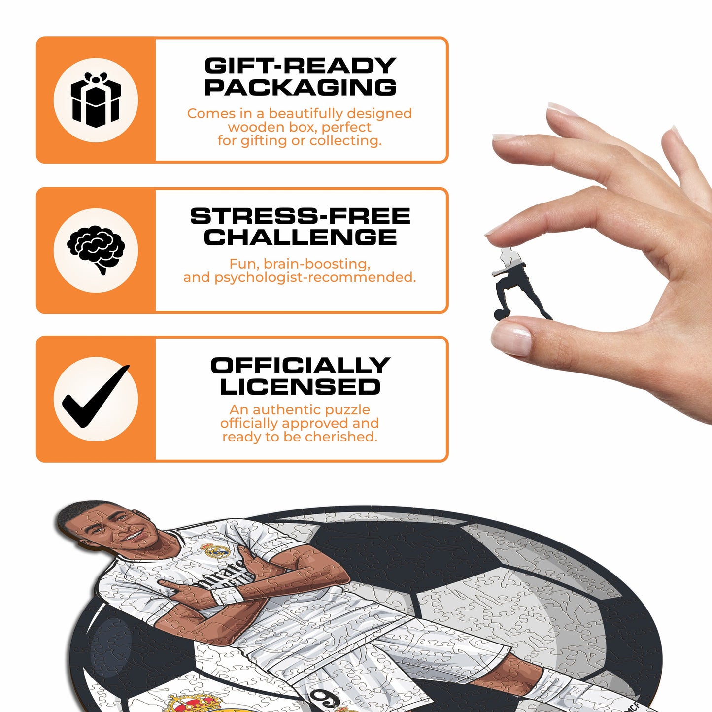 Kylian Mbappé - Wooden Puzzle