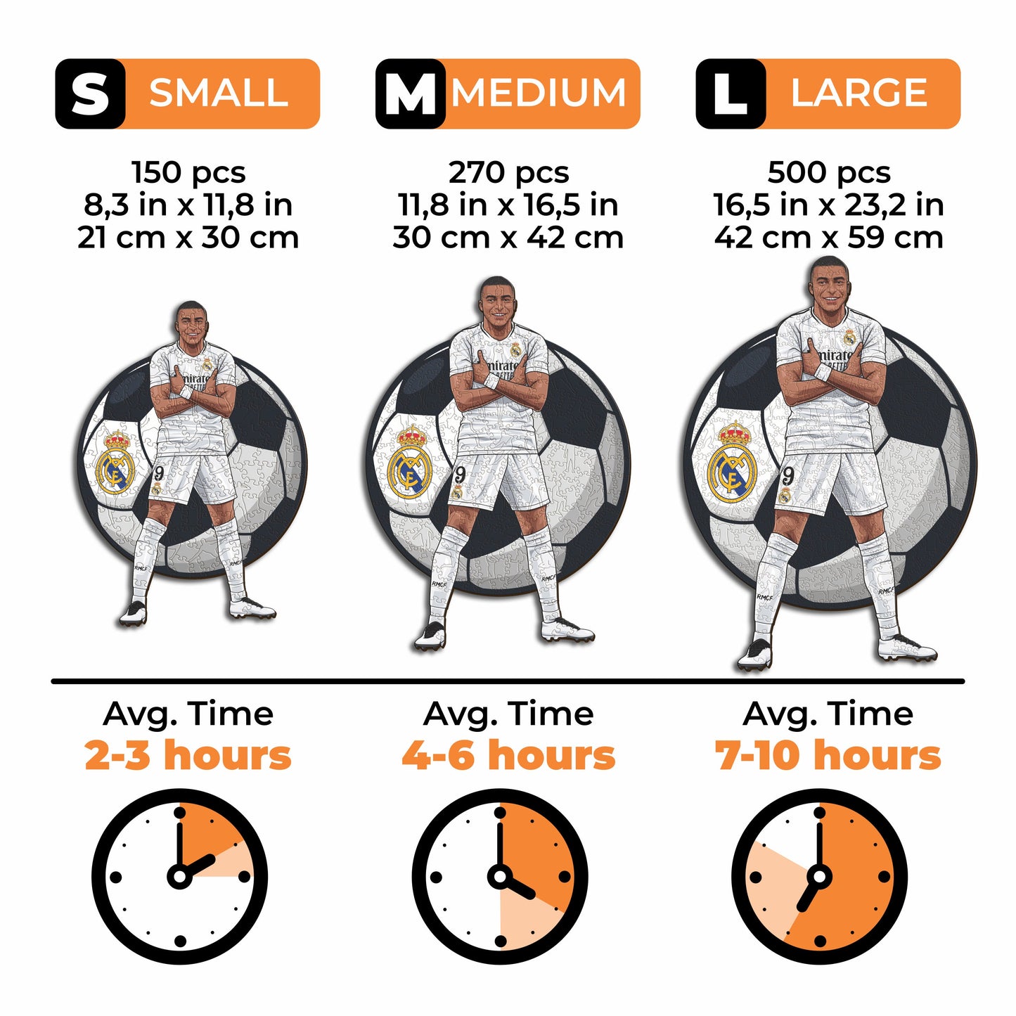 Kylian Mbappé - Wooden Puzzle