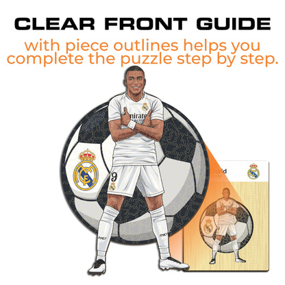 Kylian Mbappé - Wooden Puzzle