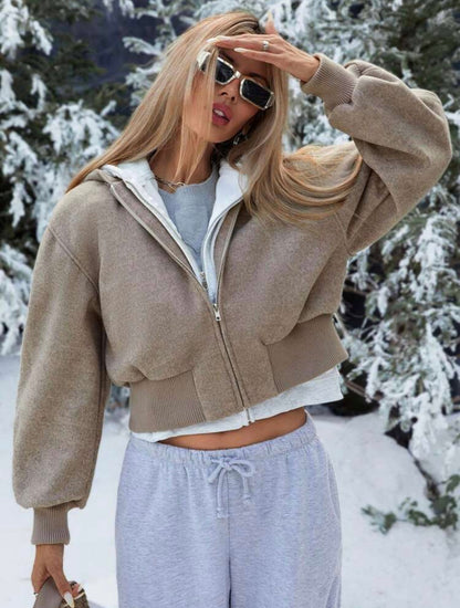 Hooded Bomber Jacket