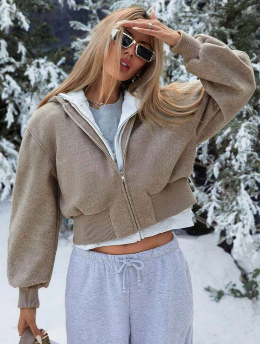 Hooded Bomber Jacket