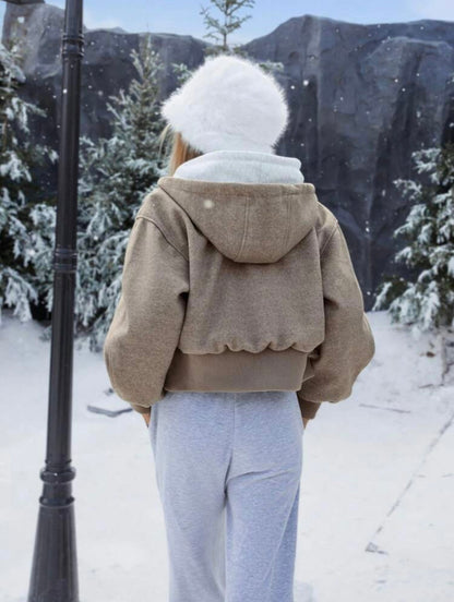 Hooded Bomber Jacket