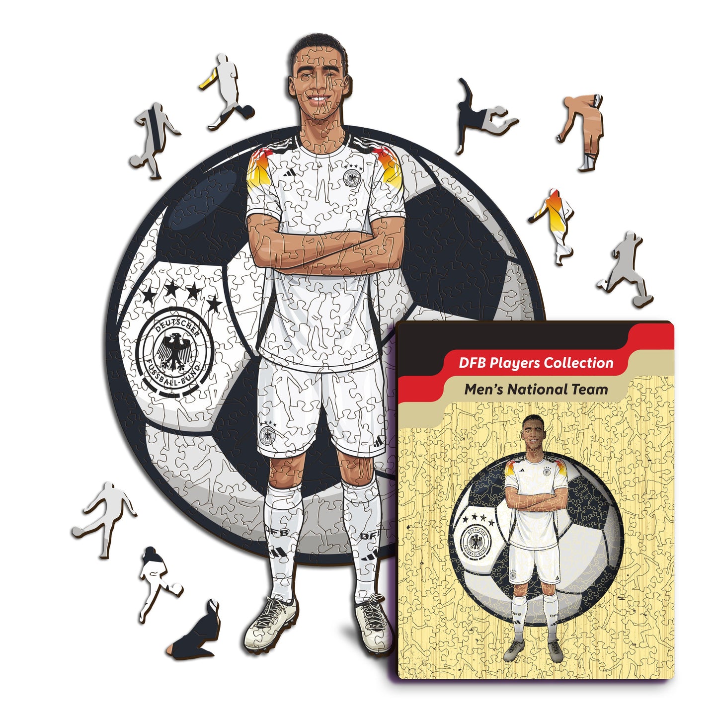 Jamal Musiala - Wooden Puzzle