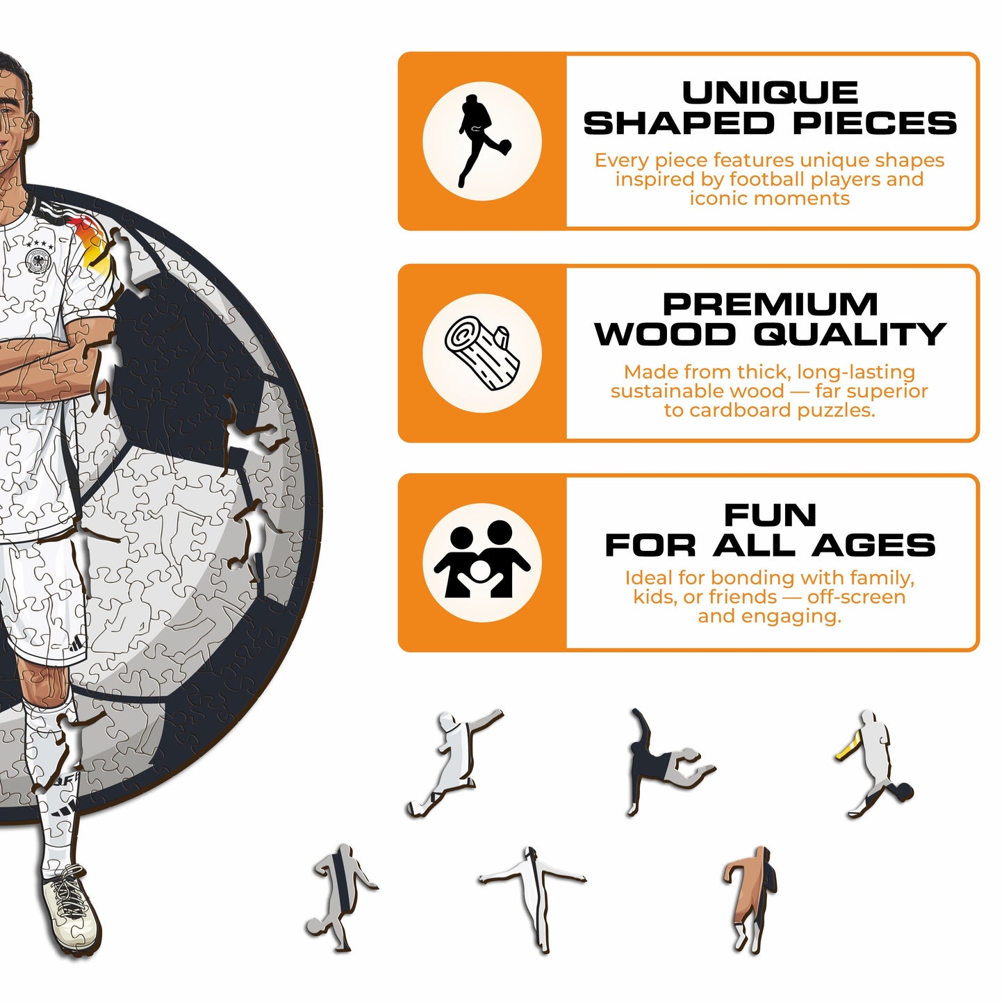 Jamal Musiala - Wooden Puzzle