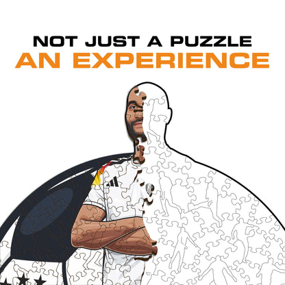 Jonathan Tah - Holzpuzzle