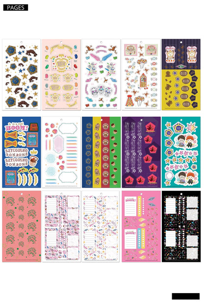 Harry Potter Honeydukes & Weasley's Wizard Wheezes Planner Sticker Book