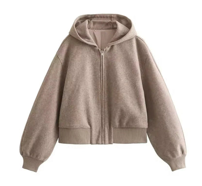 Hooded Bomber Jacket