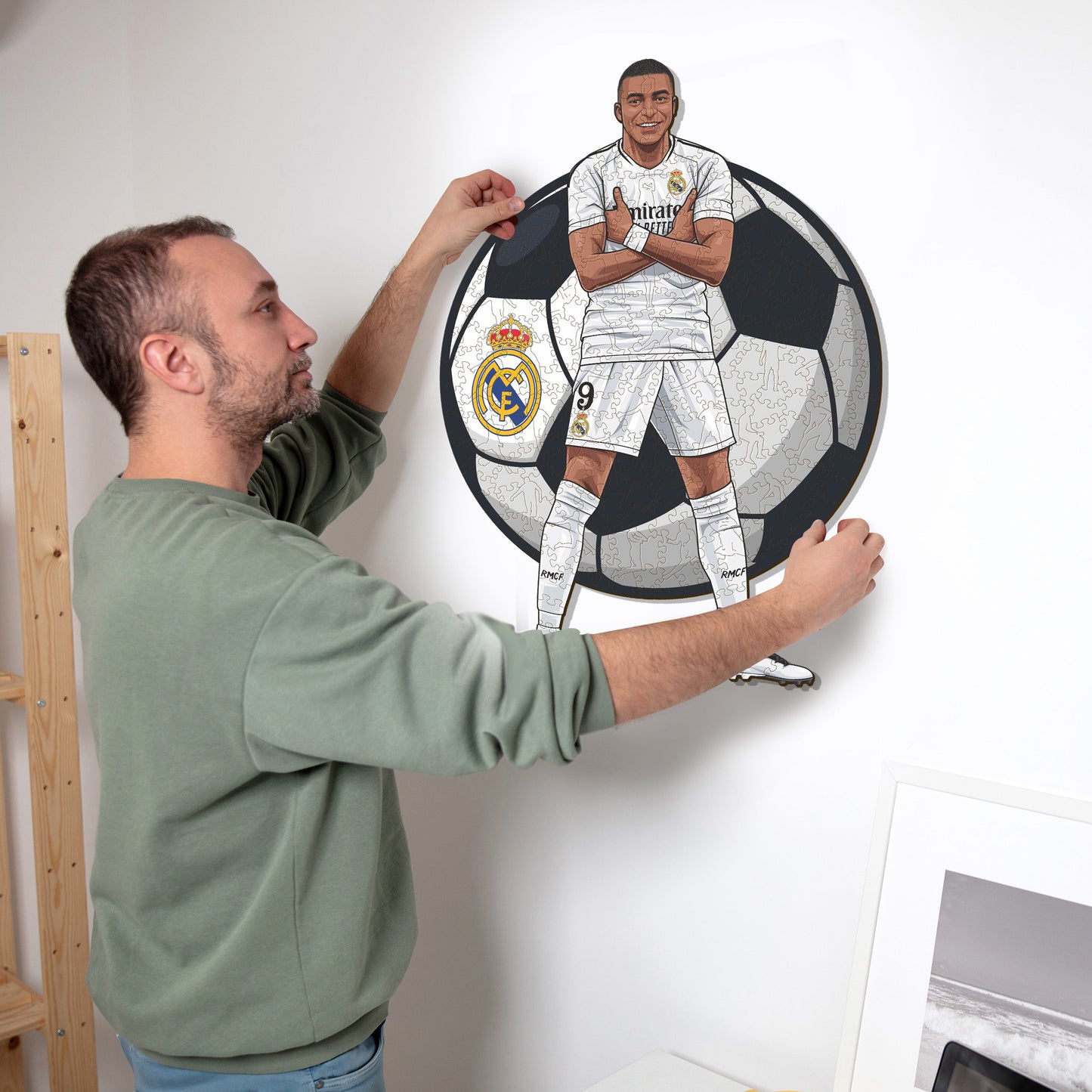 Kylian Mbappé - Wooden Puzzle