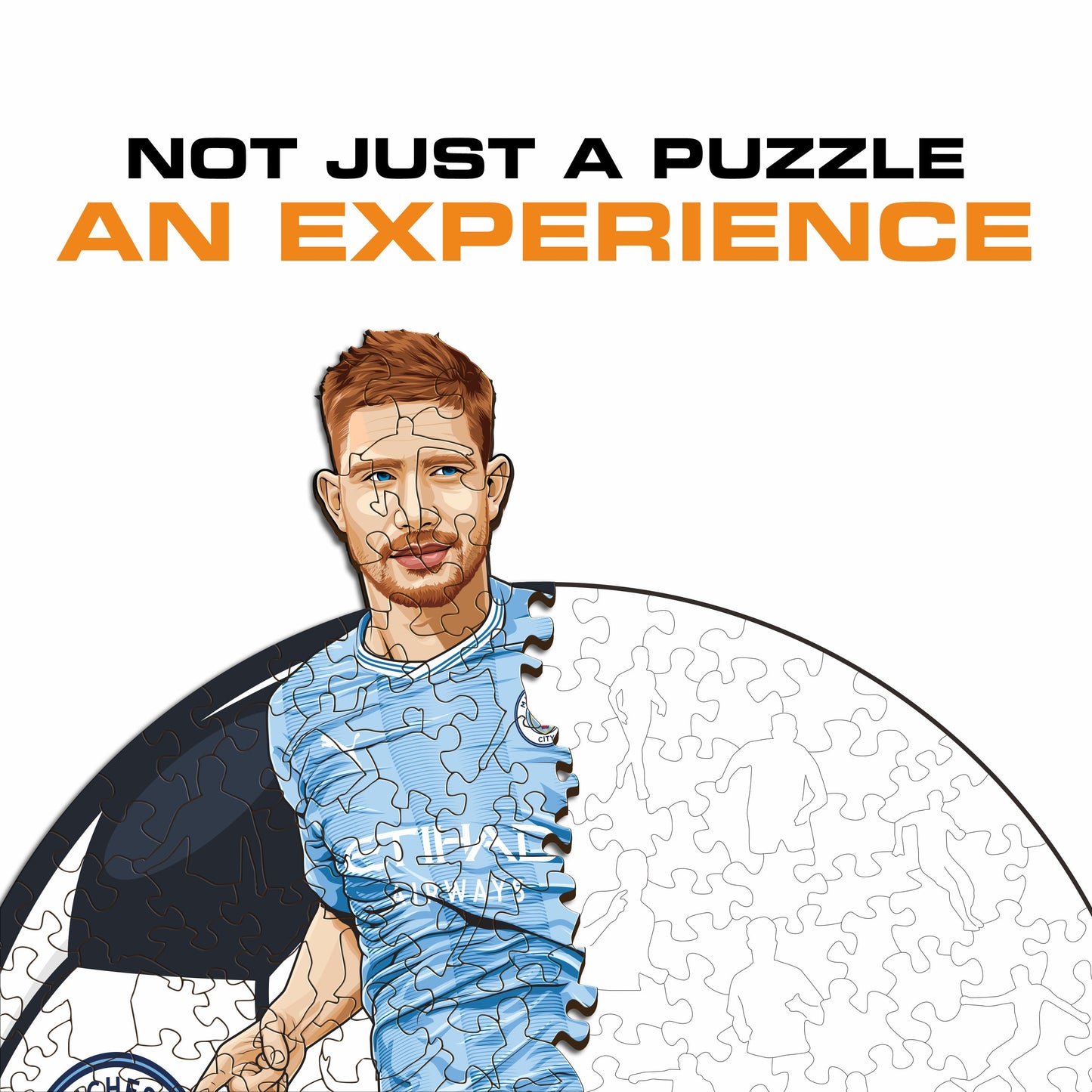 Kevin De Bruyne - Wooden Puzzle