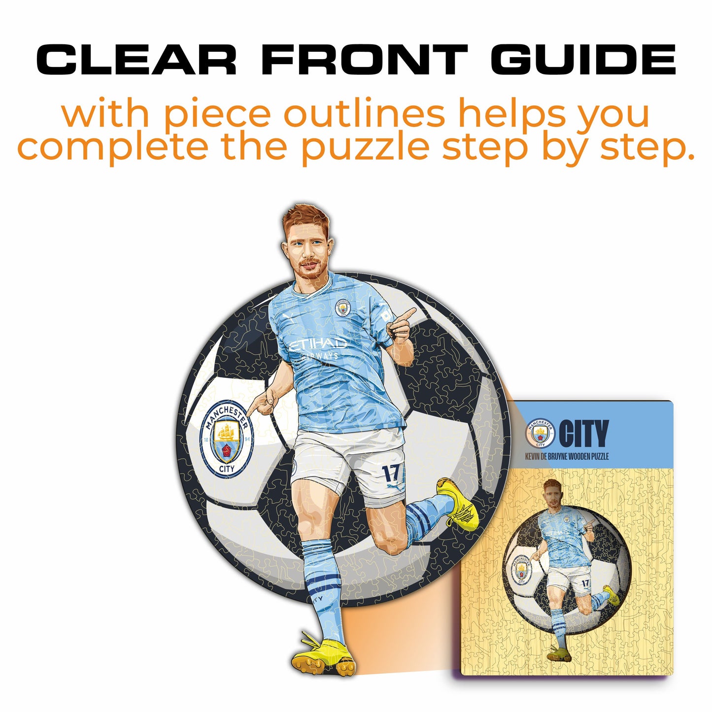 Kevin De Bruyne - Wooden Puzzle