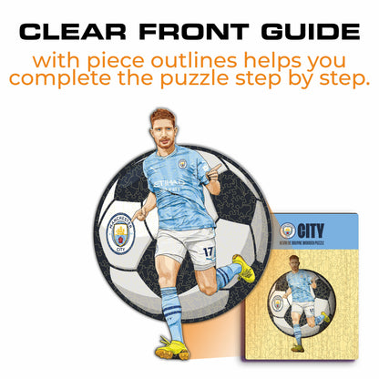 Kevin De Bruyne - Wooden Puzzle